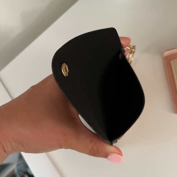 2 Pack! Wallet/Key Pouch Keychain Black & Pink - Picture 8 of 9